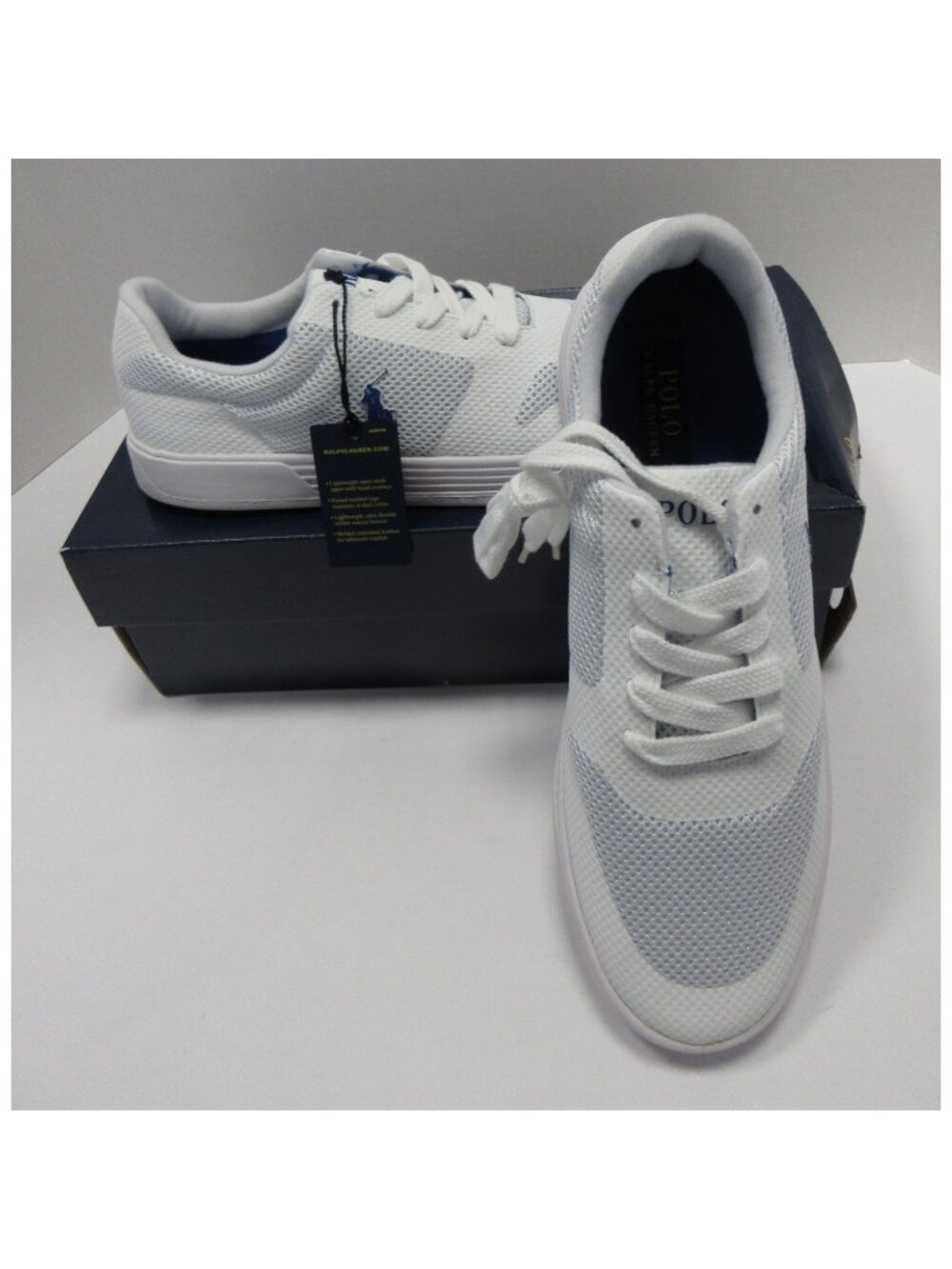 Polo Ralph Lauren Sneakers 11 D Hellidon Sport Mesh Low Top Lace Up